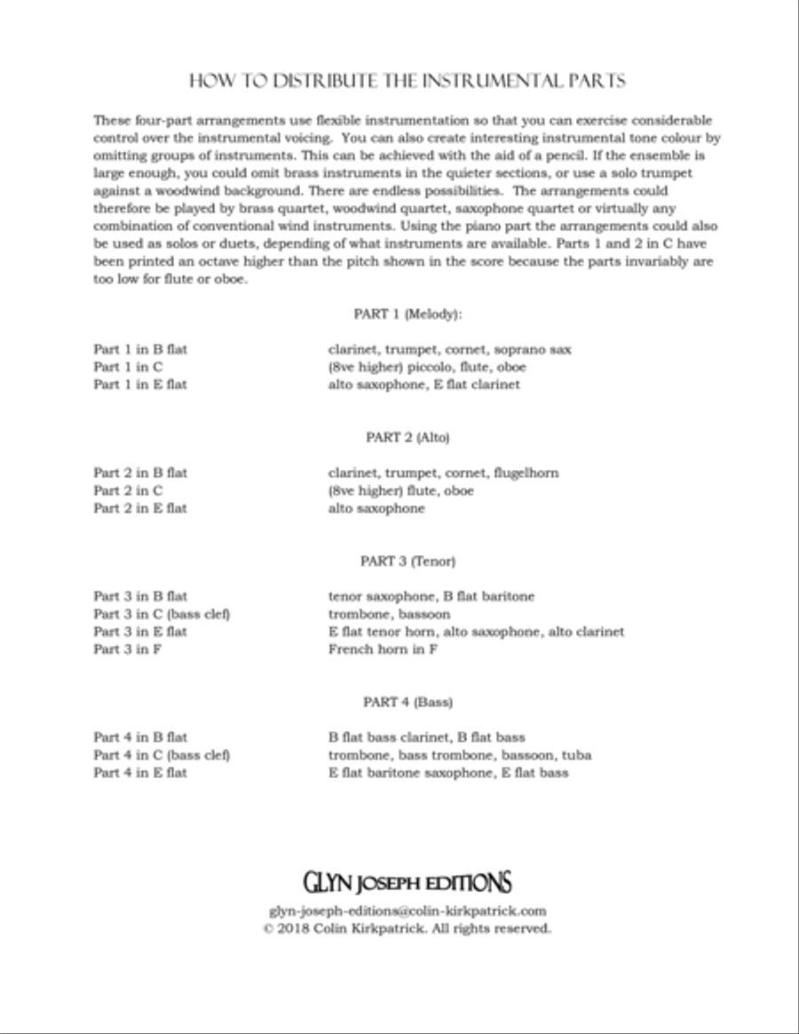 Your Favorite Christmas Hymns and Carols for Wind Instruments Book 2 Concert Band scores gallery preview page 3