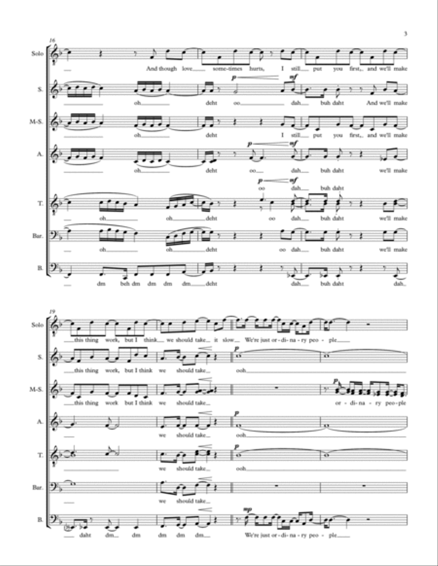 Ordinary People Ordinary People 4-Part scores gallery preview page 3