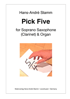 Pick five for Soprano Saxophone and Organ