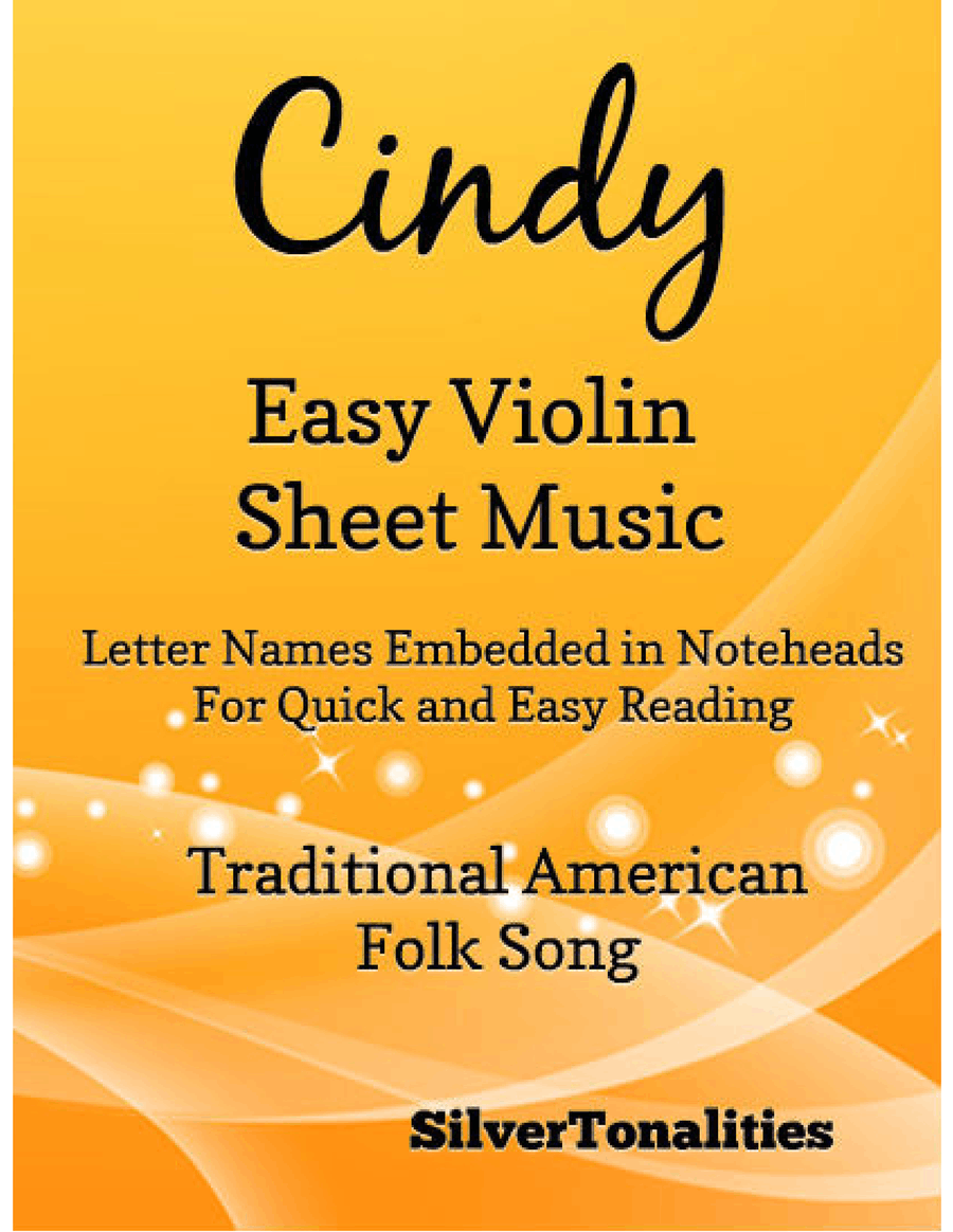 Cindy Easy Violin Sheet Music Violin Solo scores gallery preview page 1
