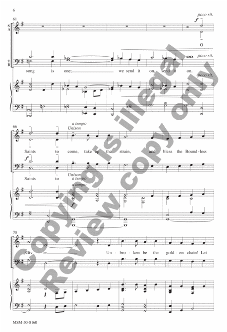 In Every Generation 4-Part scores gallery preview page 6