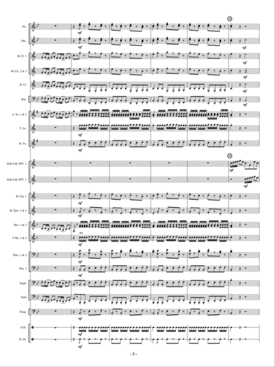 Double Concerto Double Concerto Concert Band scores gallery preview page 4
