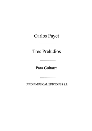 Book cover for Tres Preludios