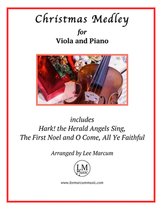 Book cover for Christmas Medley - Viola