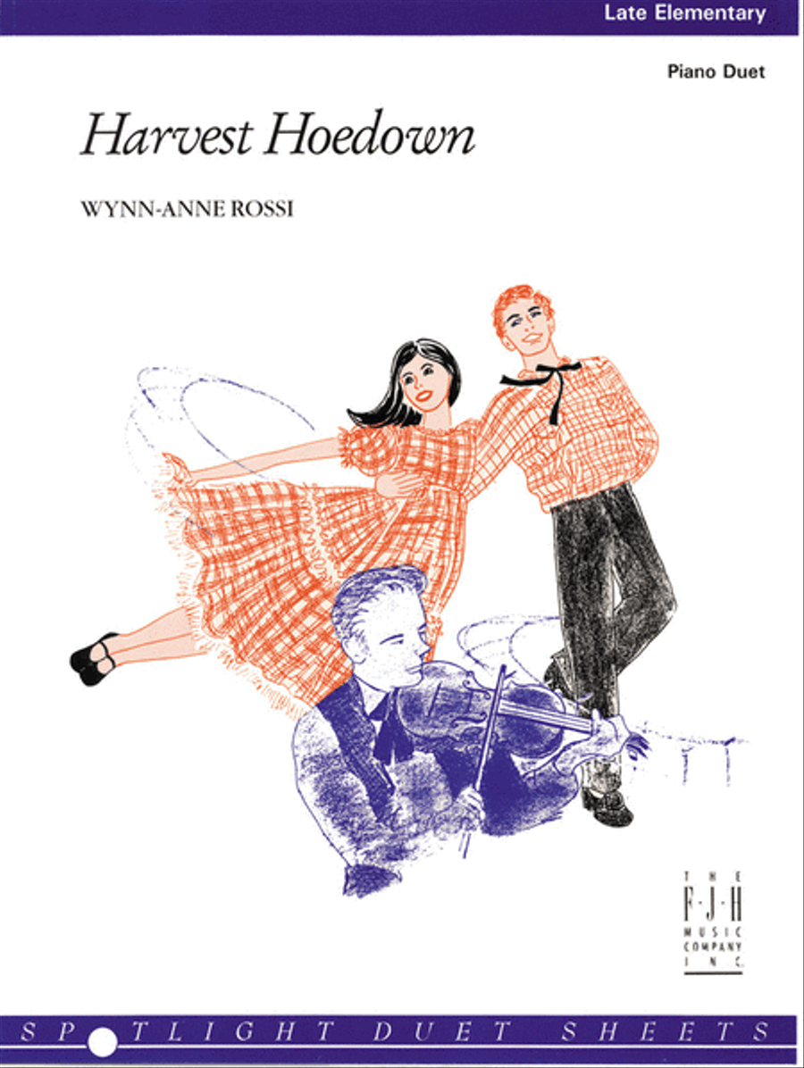 Harvest Hoedown Easy Piano scores gallery preview page 2