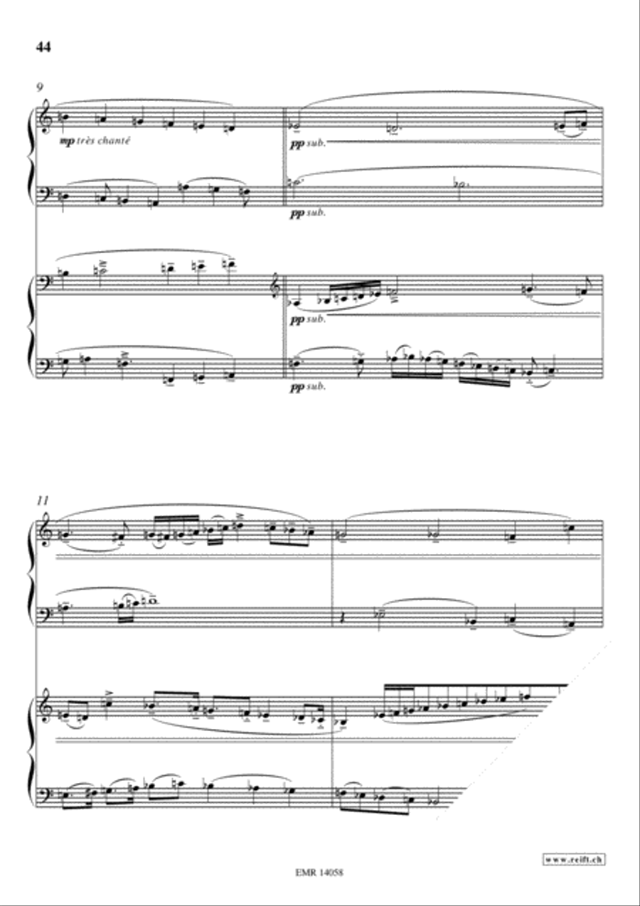 Fantasia Fantasia Piano Duet scores gallery preview page 10