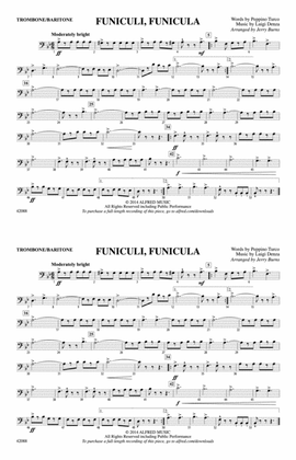 Funiculi, Funicula: Trombone/Baritone