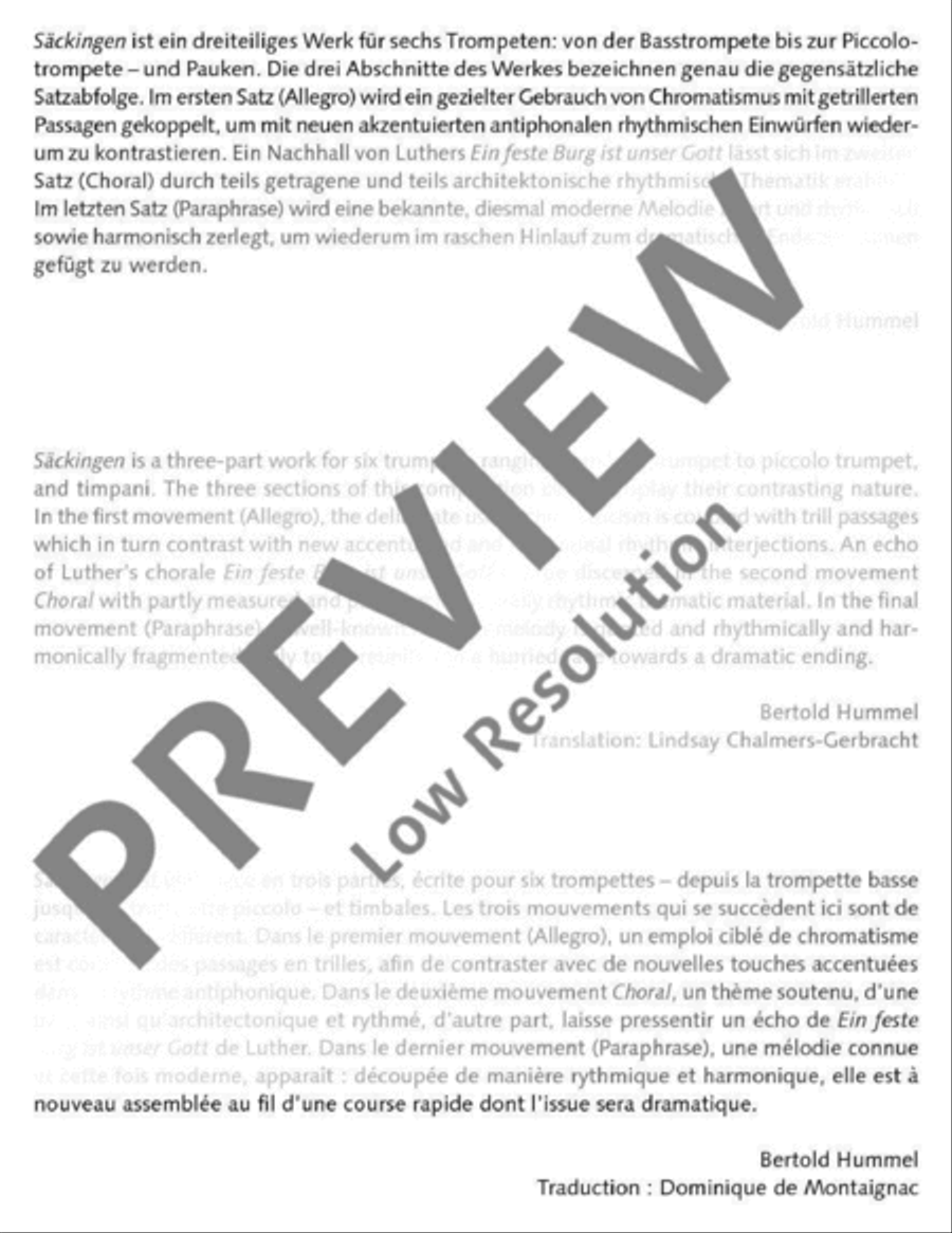Säckingen Trumpet scores gallery preview page 6