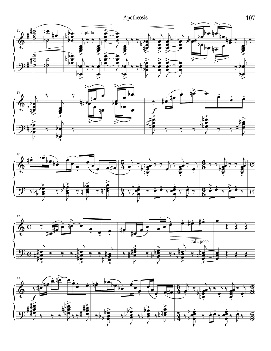 Apotheosis: A Dance for Welland Lathrop Piano Solo scores gallery preview page 2