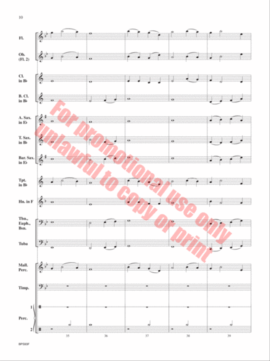 Adventure in India Concert Band scores gallery preview page 11