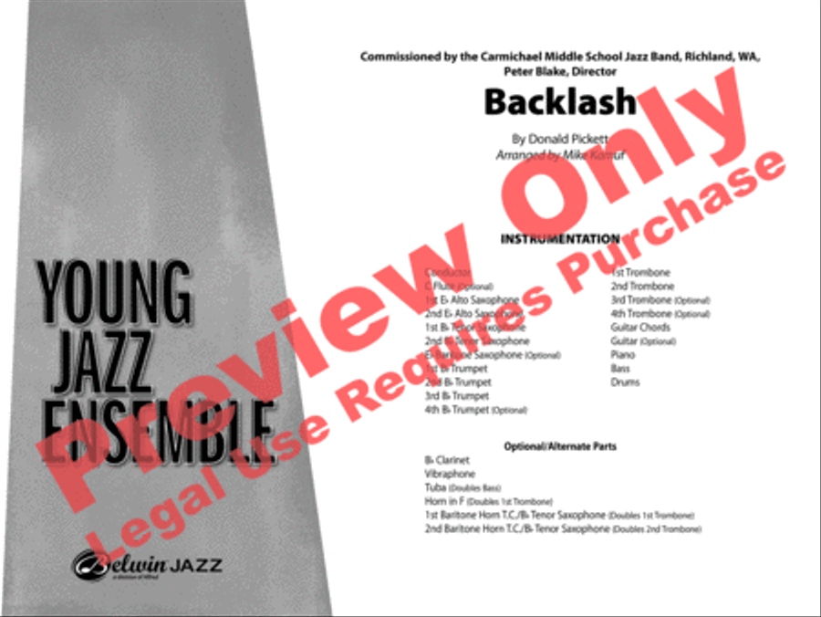 Backlash Jazz Ensemble scores gallery preview page 2