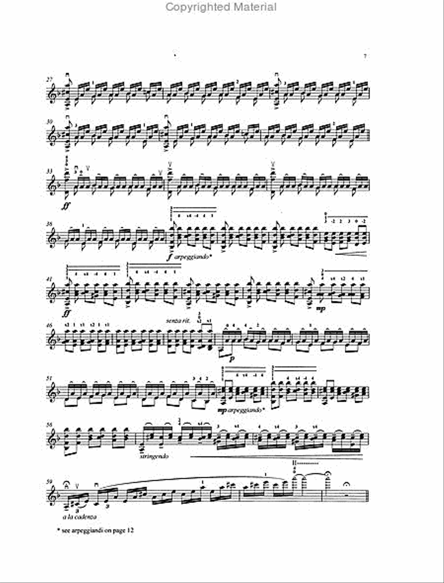 Asturias -- Leyenda from Suite española (Arranged for Violin) Violin scores gallery preview page 3