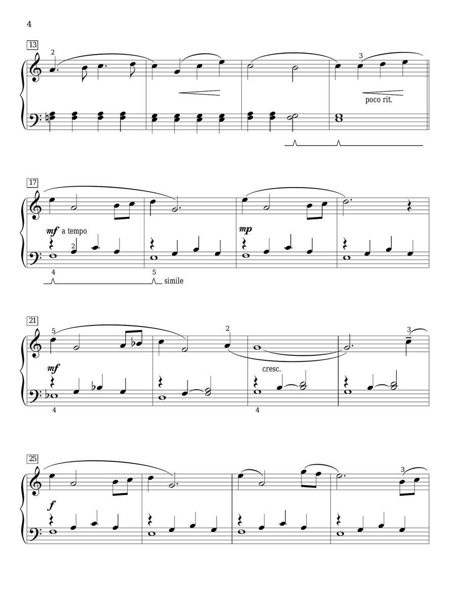 Velvet Winter Velvet Winter Piano Method scores gallery preview page 2