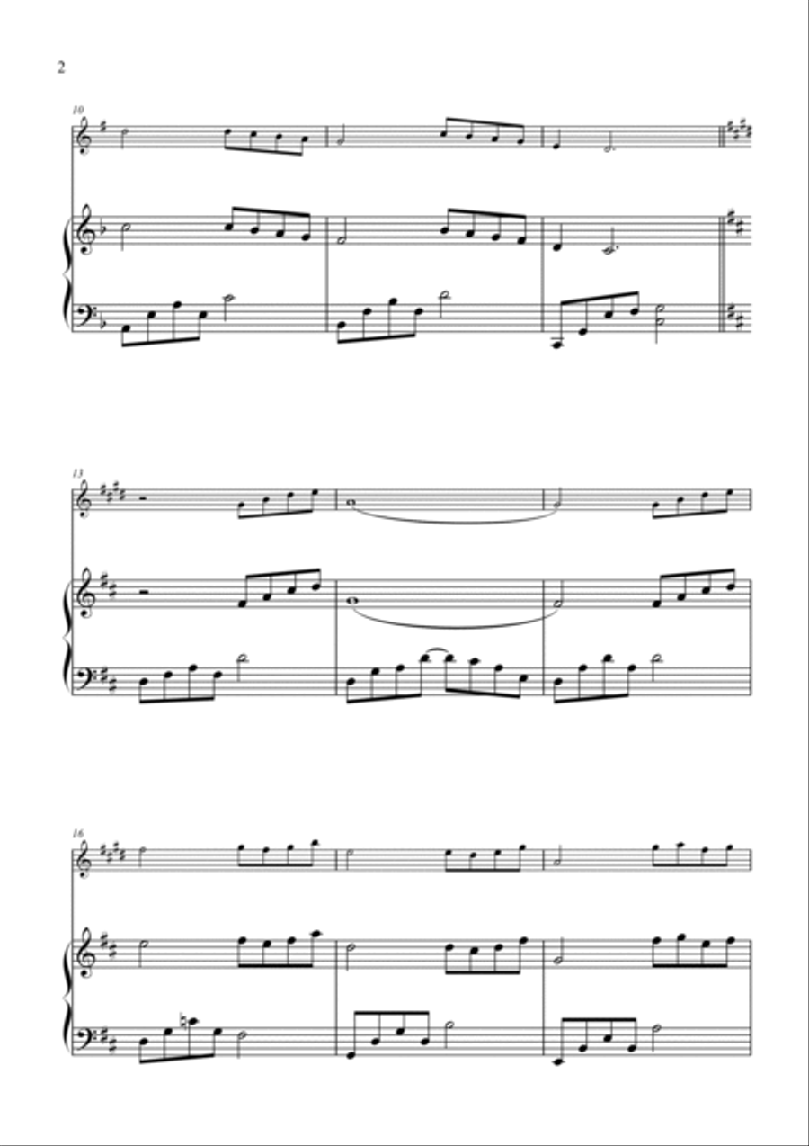 Beauty And The Beast B-Flat Clarinet scores gallery preview page 2