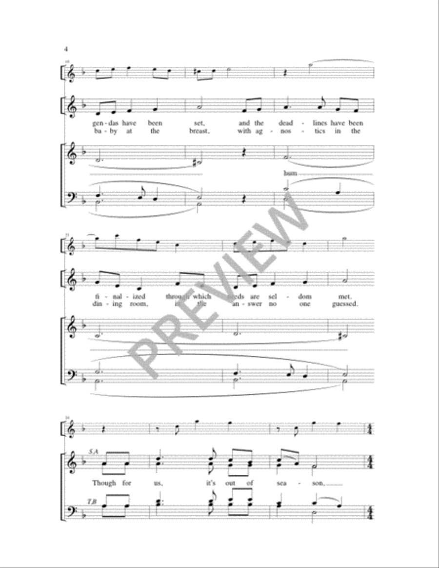 He Will Come He Will Come 4-Part scores gallery preview page 4