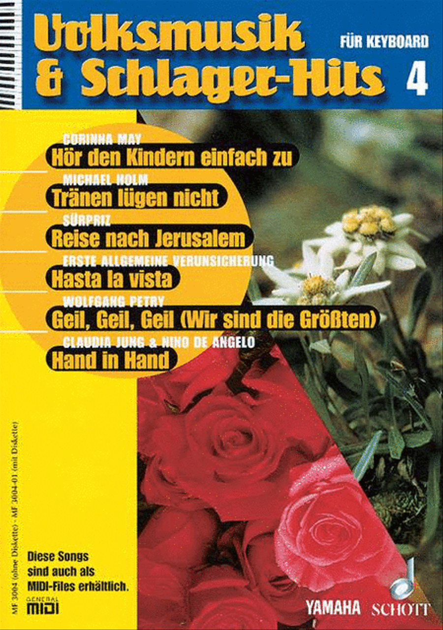 Volksmusik Volksmusik U Schlagerhits 4 Piano scores gallery preview page 1