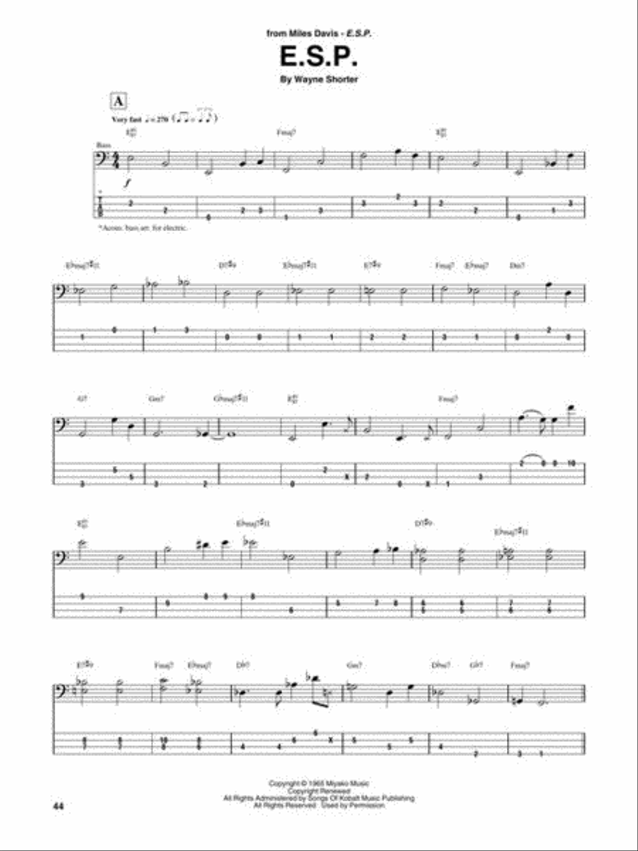 Jazz Bass Classics Electric Guitar scores gallery preview page 6