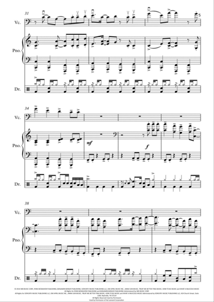 Shut Up And Dance Piano scores gallery preview page 6