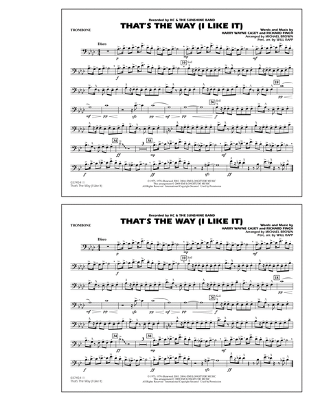 That's the Way (I Like It) - Trombone