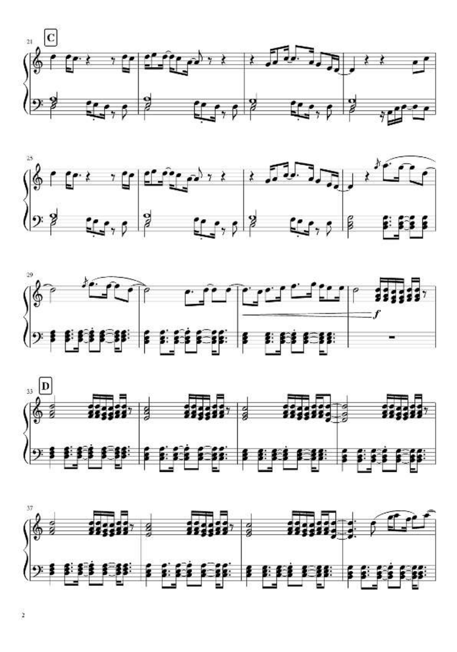Watermelon Sugar Watermelon Sugar Easy Piano scores gallery preview page 2