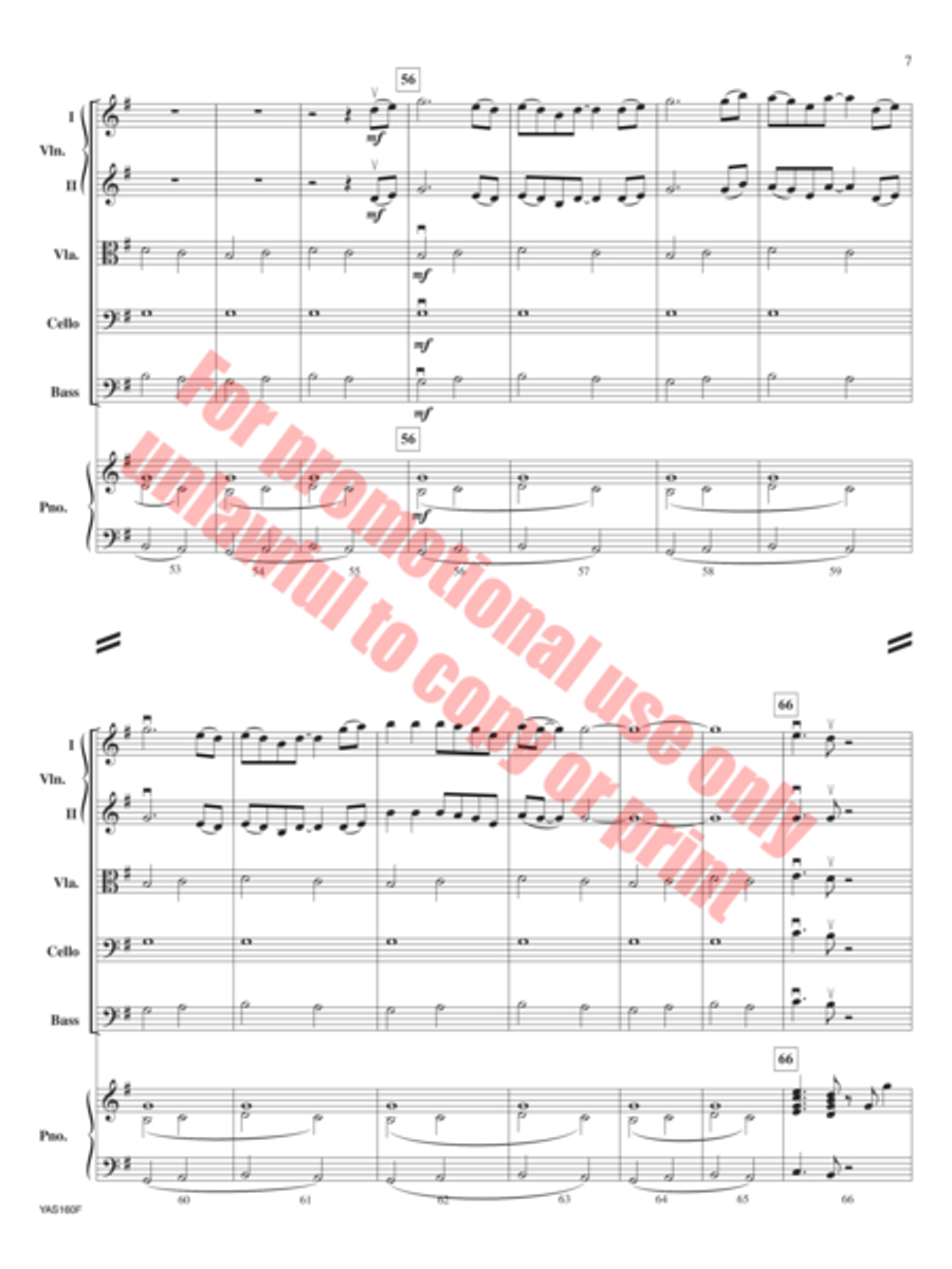 Cakewalk Strut String Orchestra scores gallery preview page 8