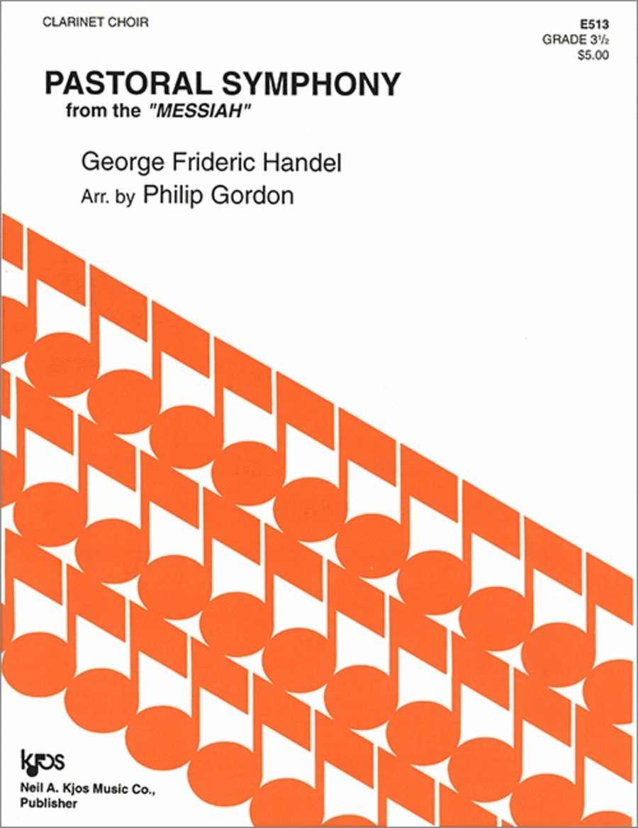 Pastoral Symphony (From Messiah) Clarinet Solo scores gallery preview page 1