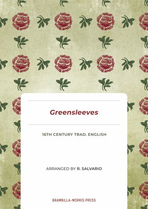 Book cover for Greensleeves (Violin Duet)