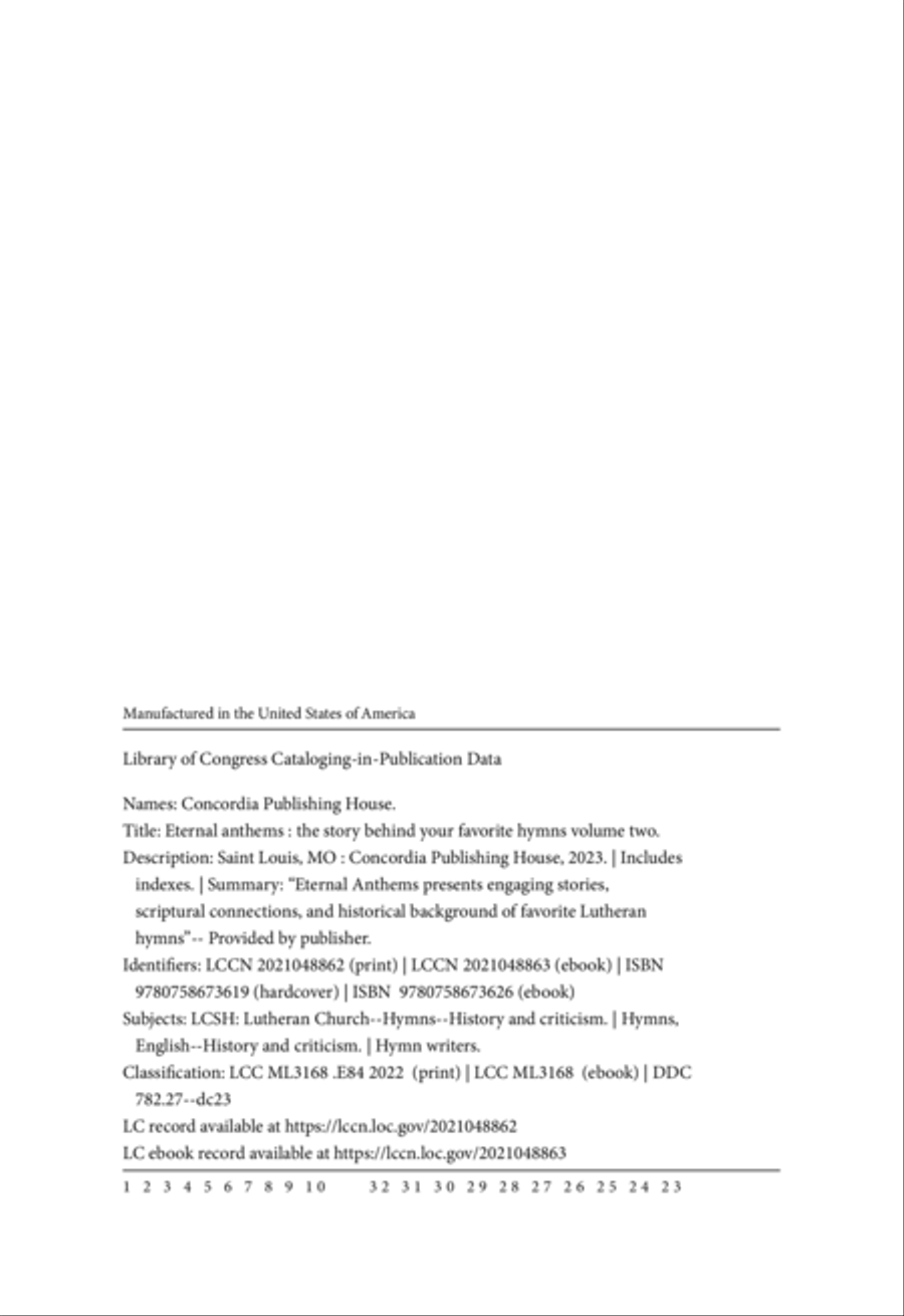 Eternal Anthems: The Story Behind Your Favorite Hymns, Volume 2 Hymn Anthems scores gallery preview page 5