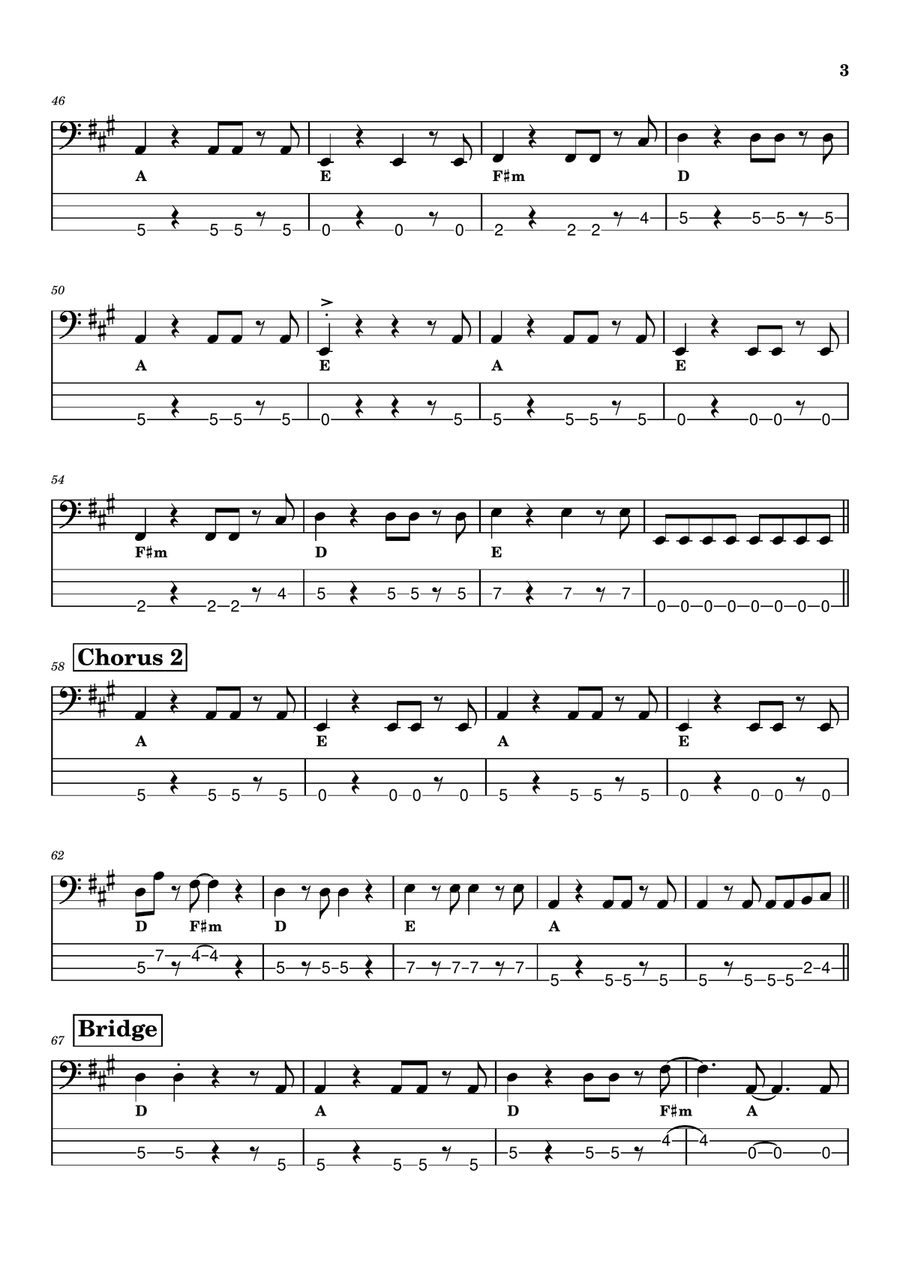 Hurts So Good Guitar Tablature scores gallery preview page 3