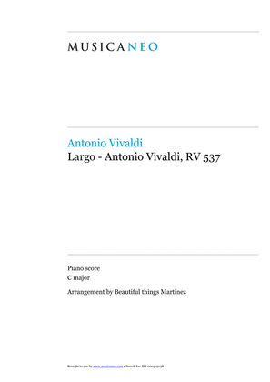 Largo-Antonio Vivaldi Rv 537