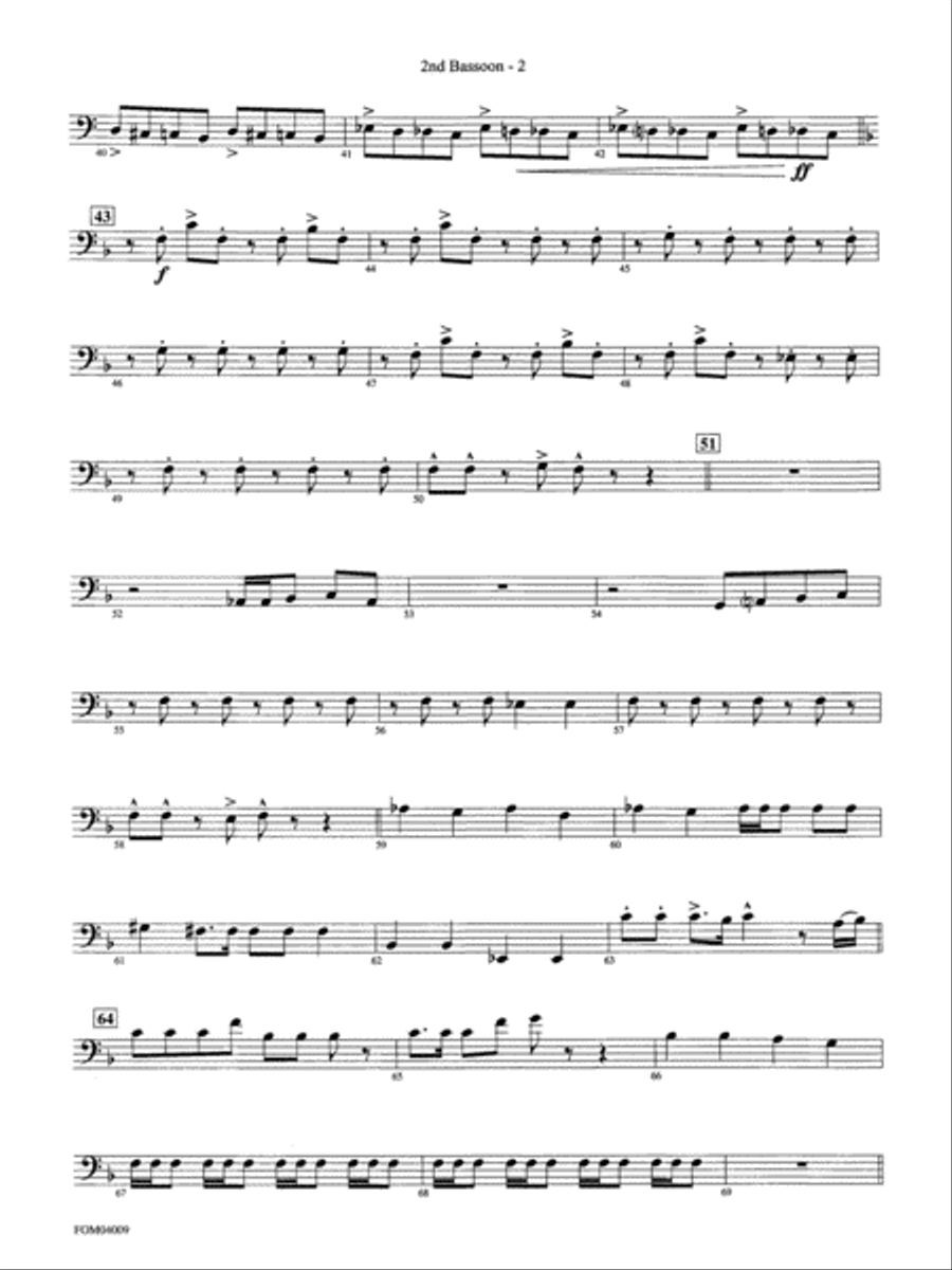 The Polar Express, Concert Suite from: 2nd Bassoon Full Orchestra scores gallery preview page 2