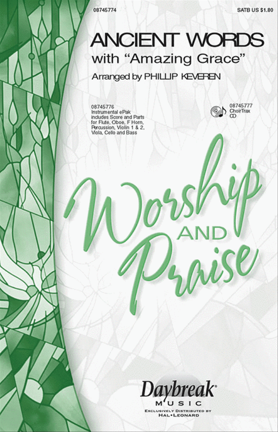 Ancient Words (with Amazing Grace) Choir scores gallery preview page 1
