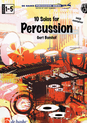 Book cover for 10 Solos For Percussion