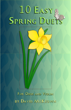 Book cover for 10 Easy Spring Duets for Oboe and Violin
