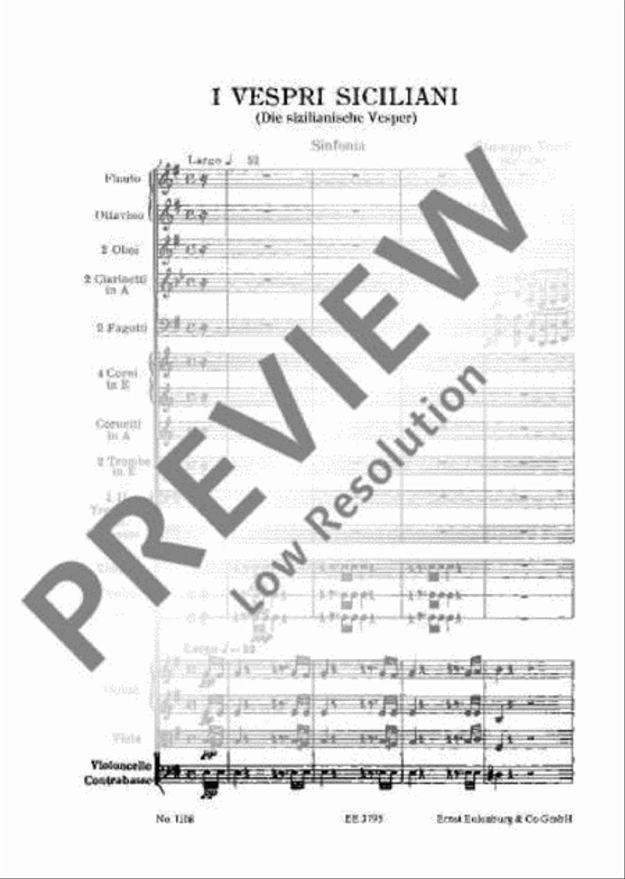 Sicilian Vespers Orchestra scores gallery preview page 4