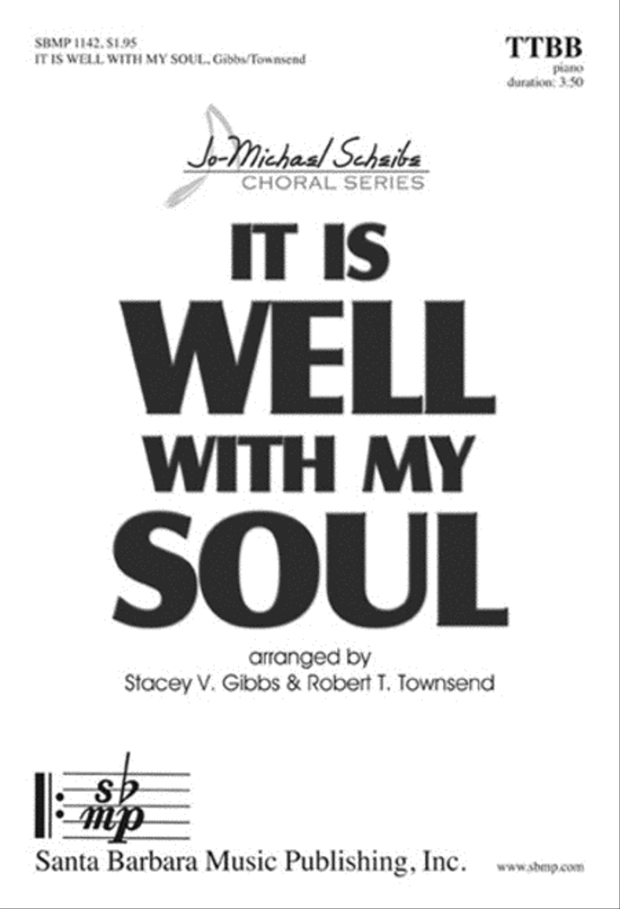 It Is Well with My Soul - TTBB Octavo TTBB scores gallery preview page 1
