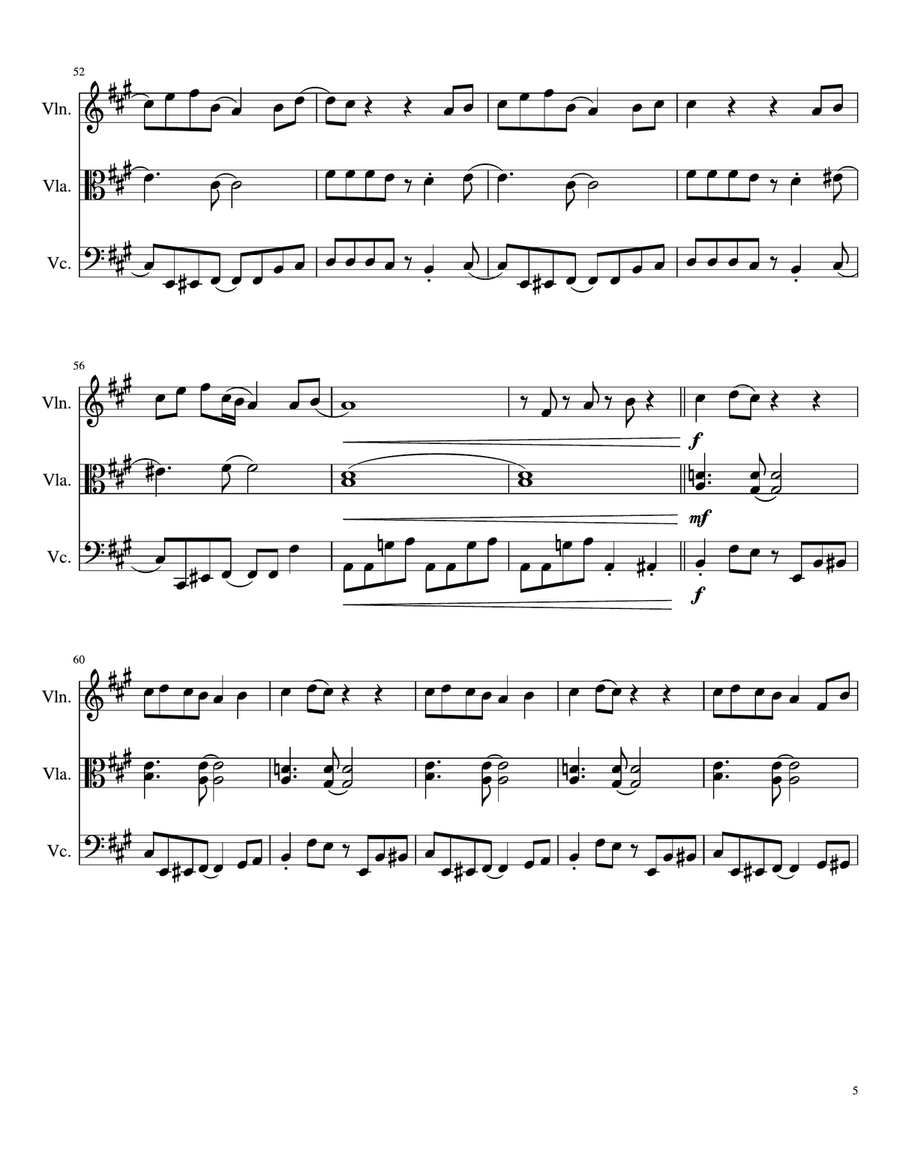 September String Trio scores gallery preview page 5
