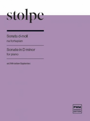Book cover for Sonate In D Minor