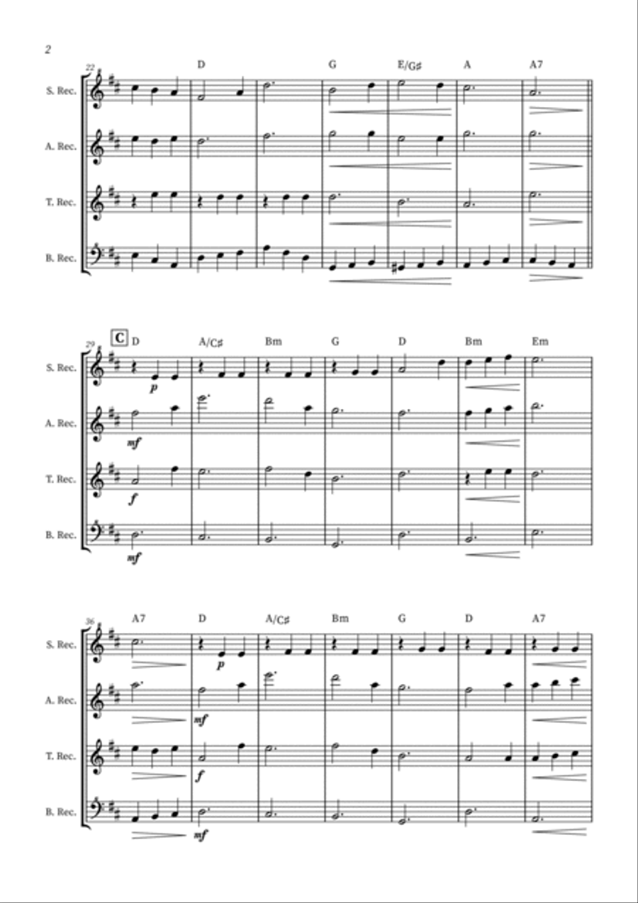 Edelweiss Soprano Recorder scores gallery preview page 2