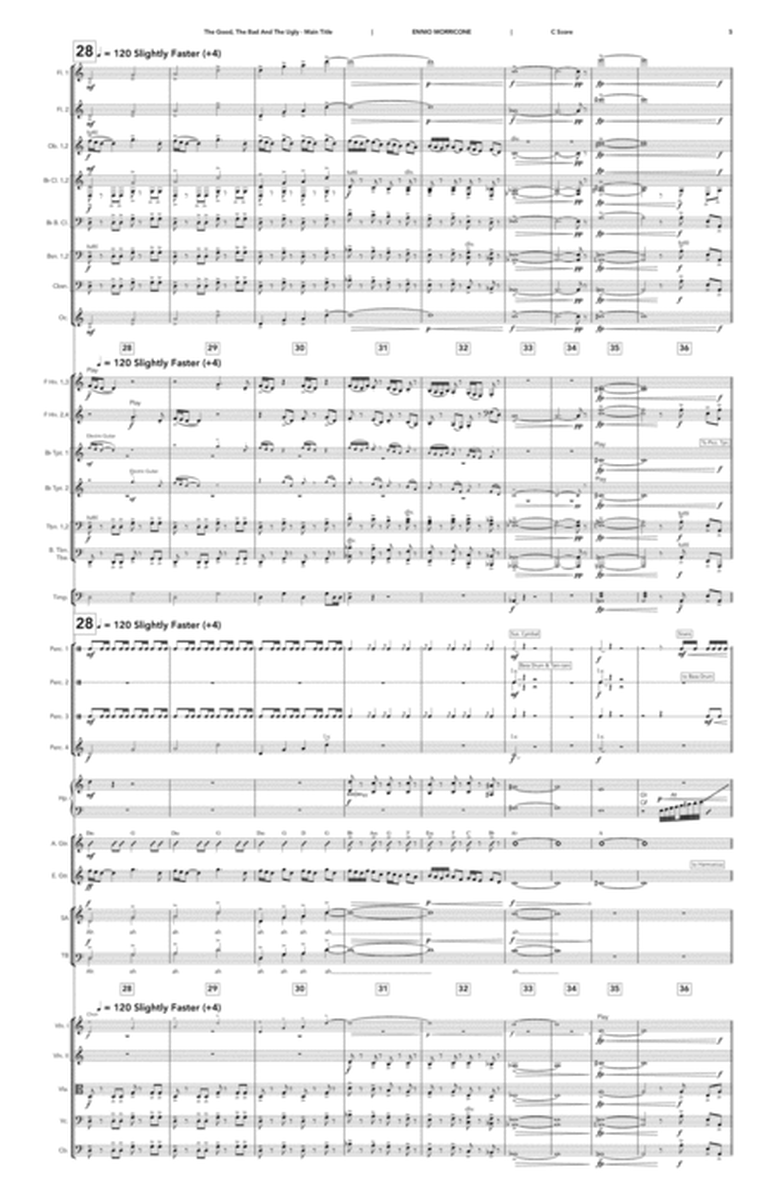 The Good, The Bad And The Ugly (main Title) - Score Only image number null