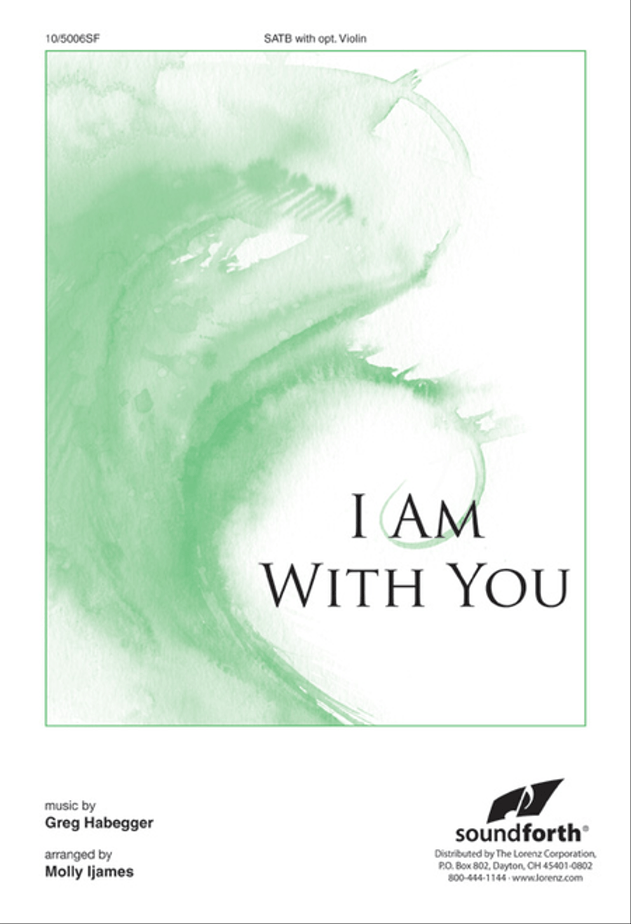 I Am With You 4-Part scores gallery preview page 1