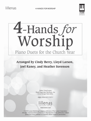Book cover for 4-Hands for Worship