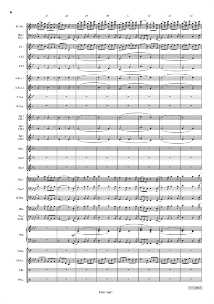 Louanges Louanges Concert Band scores gallery preview page 7