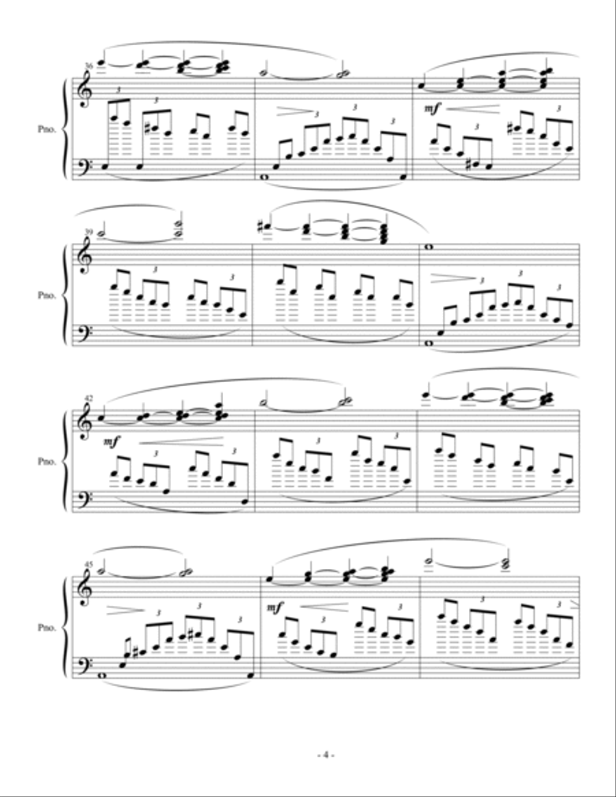 Variations for Piano Piano Solo scores gallery preview page 5