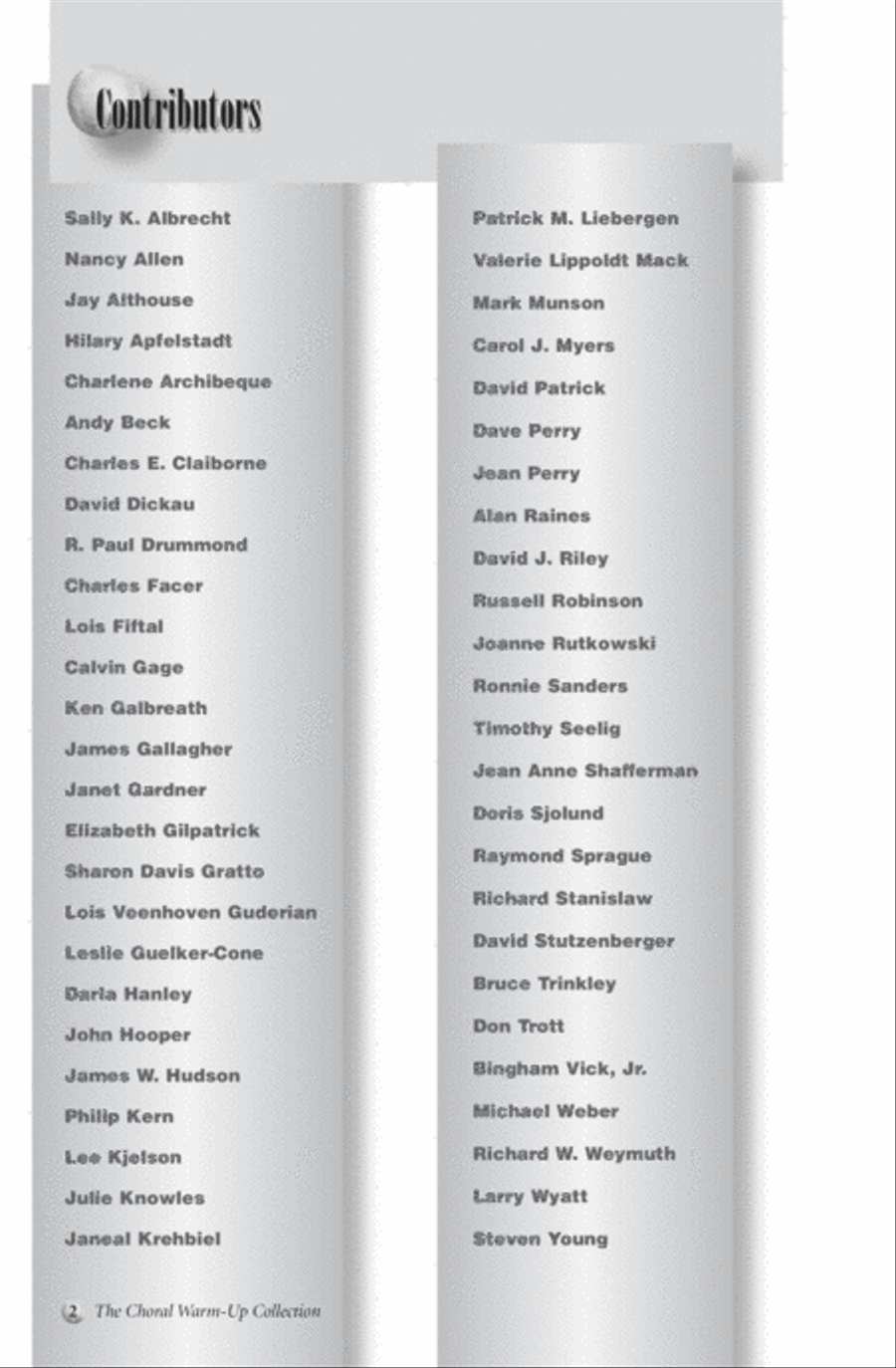 The Choral Warm-Up Collection Choir scores gallery preview page 2