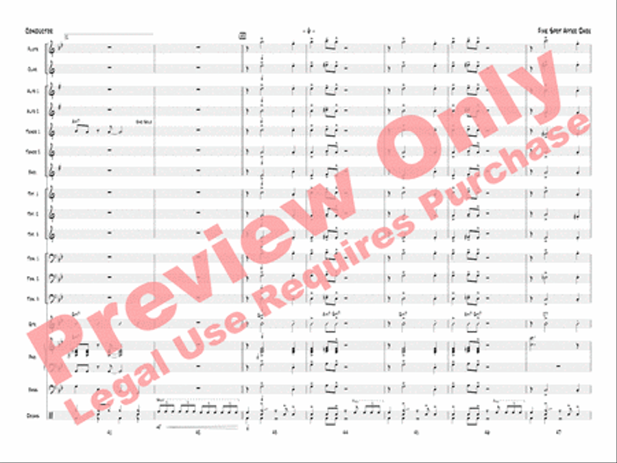 Five Spot After Dark Five Spot After Dark Jazz Ensemble scores gallery preview page 9