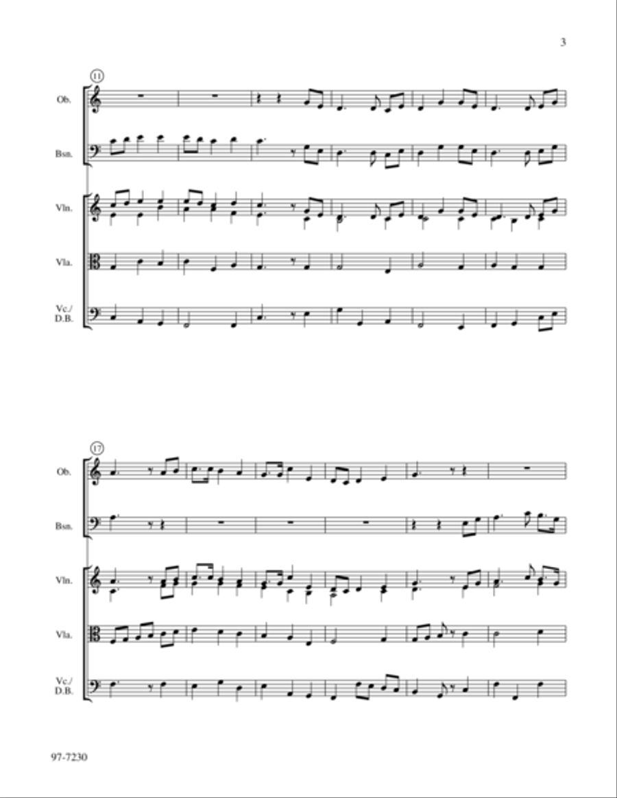 We Praise You and Acknowledge You, O God (Full Score) (Bender) 4-Part scores gallery preview page 3