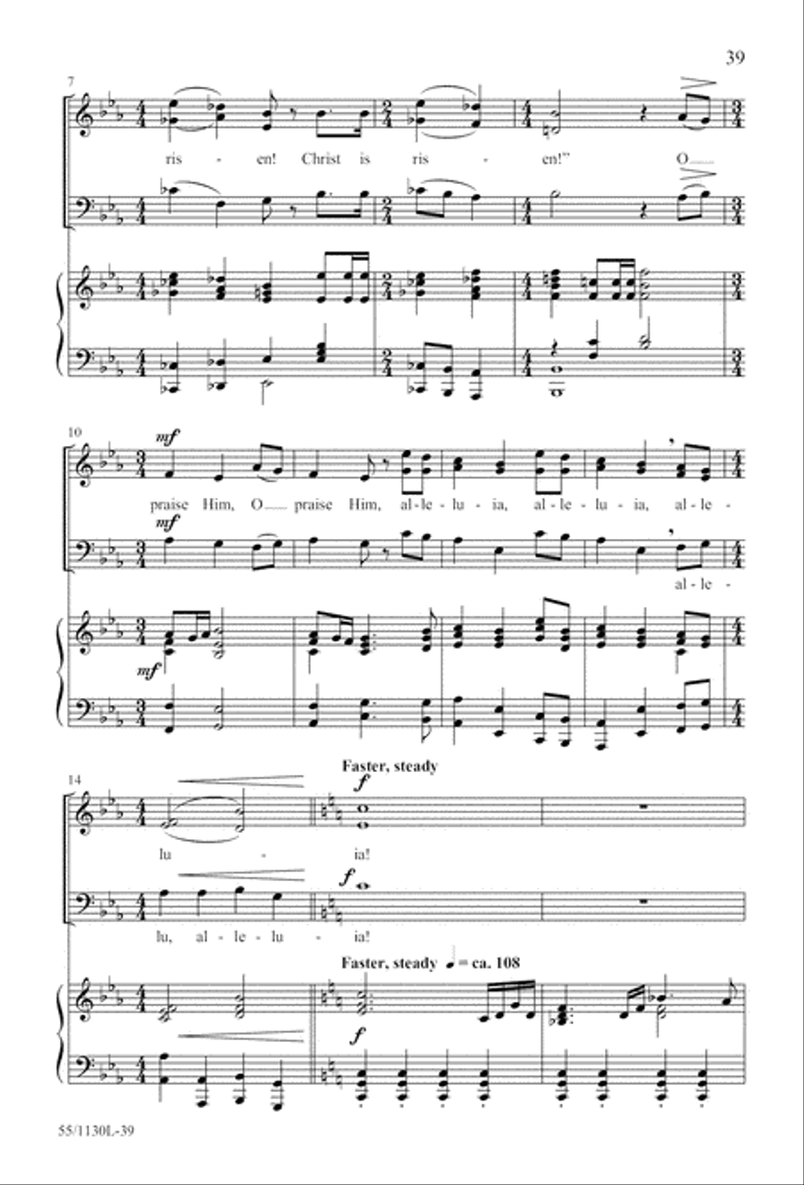 Journey to the Cross 3-Part scores gallery preview page 40