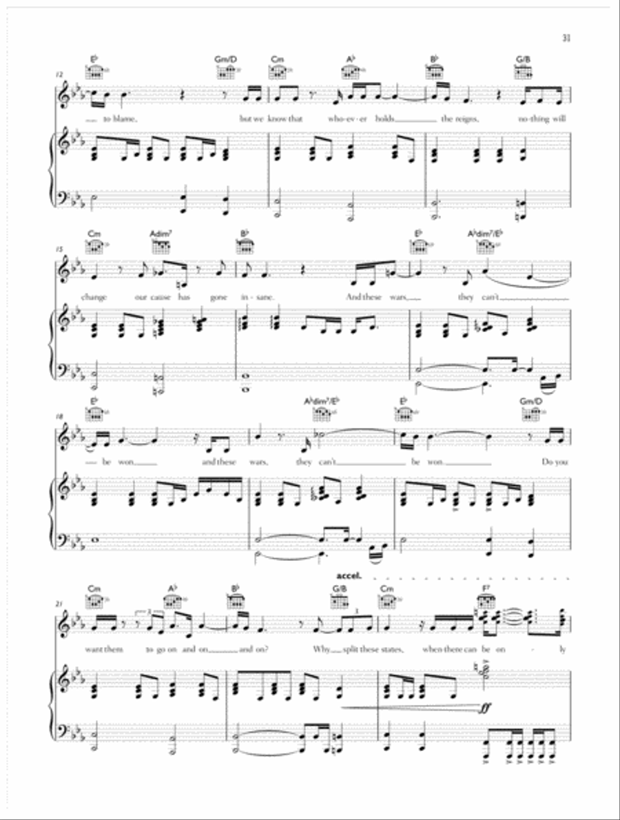 United States of Eurasia (+ Collateral Damage) Piano, Vocal, Guitar scores gallery preview page 2
