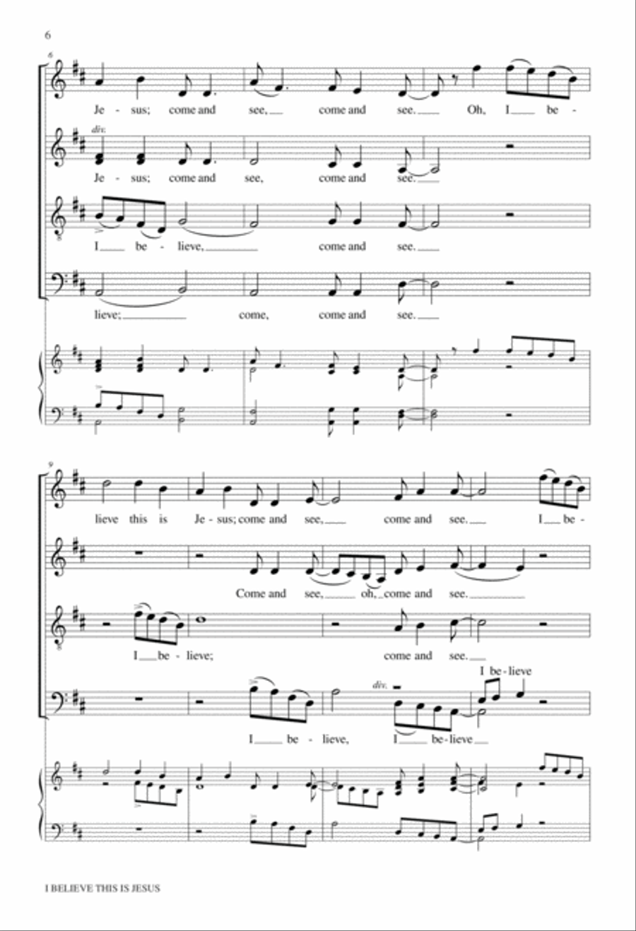 I Will Trust in the Lord 4-Part scores gallery preview page 3